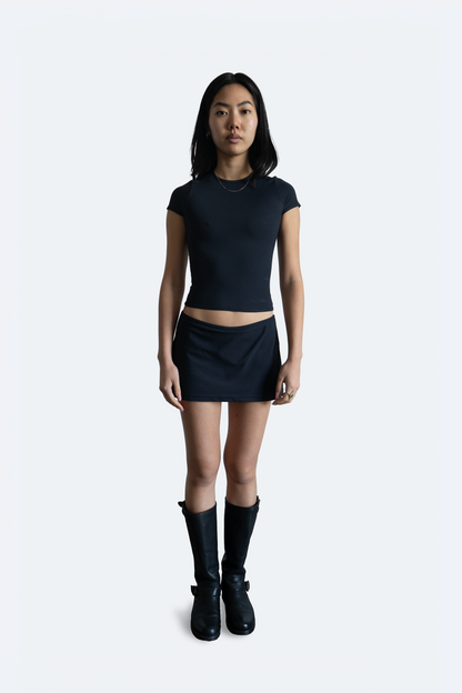 Marina Baby Tee - Obsidian