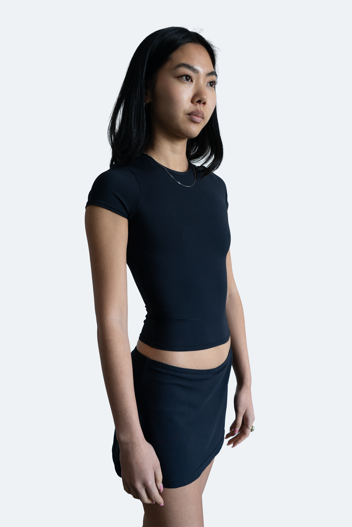 Marina Baby Tee - Obsidian